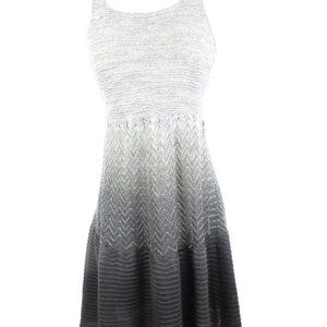 Desigual dress Knit Gray Silver White Ombre